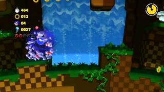 Sonic Lost World Wii U Windy Hill  Zone 2  All Red Rings [upl. by Akisey]