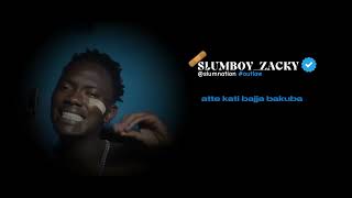 Slumboy Zacky  Ndele Switch Lyrics Video [upl. by Pennington]