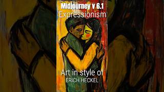 Famous Expressionists in MidJourney Explore Erich Heckels Art [upl. by Brote]