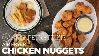 Air Fryer Chicken Nuggets  Akis Petretzikis [upl. by Airan845]