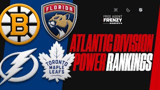 RANKING THE FOUR HEAVY HITTERS IN THE ATLANTIC DIVISION – PANTHERS BRUINS MAPLE LEAFS amp LIGHTNING [upl. by Arissa]