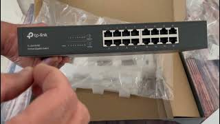 Build amp Design Home Network Using TP Link 16 Way Gigabit Switch [upl. by Deryl]