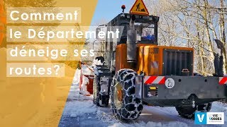 COMMENT LE DÉPARTEMENT DÉNEIGE SES ROUTES [upl. by Iolanthe]