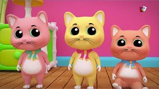 Tiga anak kucing kecil  lagu anakanak  sajak di Indonesia  Kitten Song  Three Little Kitten [upl. by Nyleikcaj]