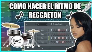 Como Hacer el Ritmo de Reggaeton Drums Patron Ritmico  Curso de Ritmo  AngelMind [upl. by Langill]