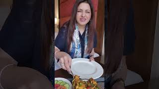 bhagyashree feeds daughter with her own hand shortvideo [upl. by Ellesor]