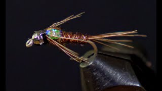 How to tie a bead head flashback PHEASANT TAIL NYMPH [upl. by Riti101]