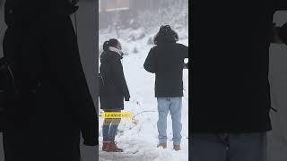 La nieve llega a buena parte del centro de España Ávila Segovia y Madrid teñidas de blanco [upl. by Airotcivairam987]