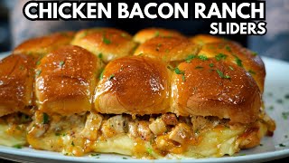 These Delicious Chicken Bacon Ranch Sliders Almost Started a Fight at My House [upl. by Ssepmet]