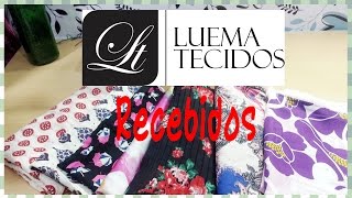 Curso Corte e Costura Recebidos  Comprinhas Tecido  Luema Tecidos [upl. by Melentha920]