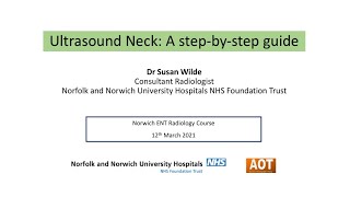 Head amp Neck  Neck Ultrasound  Dr Susan Wilde [upl. by Eisenberg]