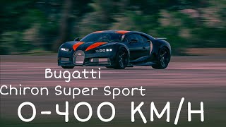 Bugatti Chiron Super Sport 0400 KMH Acceleration 2 Runs [upl. by Ahsemal]