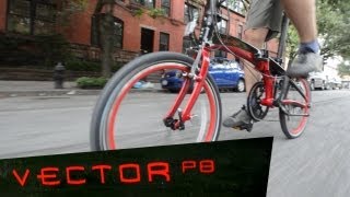 Dahon Vector P8 Folding Bicycle Review Video [upl. by Eirellav]