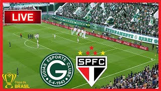 GOIÁS X SÃO PAULO AO VIVO COM IMAGENS  OITAVAS DE FINAL COPA DO BRASIL 2024  Jogo Hoje PES 2021 [upl. by Shawna828]