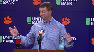 Dabo Swinney casts provisional ballot [upl. by Aihsemek]