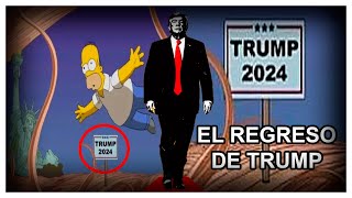 LOS SIMPSON PREDICEN LA LLEGADA DE TRUMP EN 2024 [upl. by Darwen502]