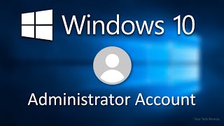 How to enable or disable Administrator account on Windows 10 [upl. by Belford]