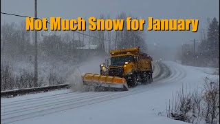 What Happened in January  Plowing Snow on the East Coast of Canada [upl. by Hannasus472]