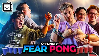 OFFLINETV FEAR PONG CHALLENGE 4 ft The Yard [upl. by Dionis]