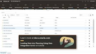 Creating FileBased Data Integrations in Cloud EPM Planning [upl. by Ilek]