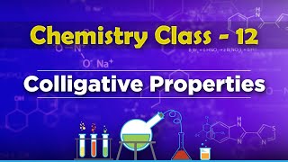 Colligative Properties  Solution and Colligative Properties  Chemistry Class 12 [upl. by Annahtur578]