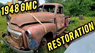 Restoration of a Rusty 1948 GMC Full Rebuild From Start to Finish [upl. by Hareehat]