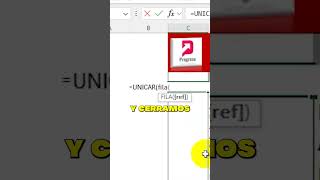 Aprende a usar la función UNICAR en Excel 365 🔥 Video 1 de 2 Excel365 FuncionesExcel [upl. by Gentry]