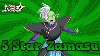 5 Star ZamasuGod Black Showcase  All Star Tower Defense [upl. by Ailel999]