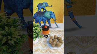 Churma Ladoo Recipe for Ganesh Chaturthi  Traditional amp Easy Sweet for Bappa ganesh shorts [upl. by Lemrahc60]