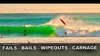 Surfing Fails Bails Wipeouts amp General Carnage [upl. by Veator]