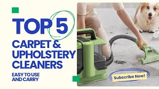 Top 5 Best Carpet amp Upholstery Cleaners of 2024 [upl. by Bealle762]