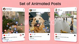 Animated Instagram Emojis  After Effects Template  aetemplates [upl. by Acirt51]