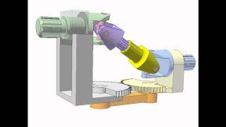 Study of double Cardan universal joint 1a [upl. by Ramedlab]