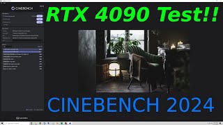 RTX 4090 Tested in Cinebench 2024  All GPUs testing in Cinebench 2024 SOON [upl. by Nyrol968]