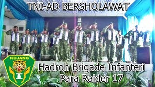 Hadroh Kujang 1 Cijantung  TNI Bersholawat [upl. by Ynafets566]