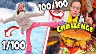 KTO ZROBI 100 CHALLENGY😱 W FERIE ZIMOWE [upl. by Mcallister282]