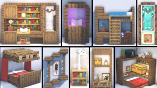 Minecraft 20 Interior Decorations Ideas and Design [upl. by Essiralc99]