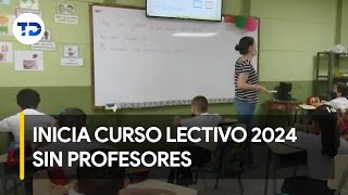 Curso lectivo 2024 inicia con cuatro mil nombramientos pendientes [upl. by Ophelie]