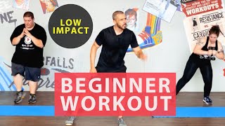 30 minute fat burning home workout for beginners Achievable low impact results [upl. by Westfall479]