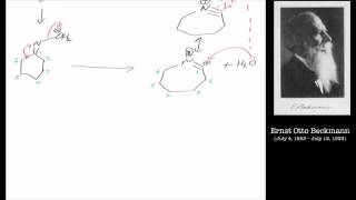 The Beckmann rearrangement Reaction mechanism chemistry tutorial [upl. by Tuddor]