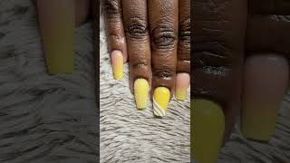 Yellow Ombré Nails youtubechamps discovermyafrica pullupyoshorts [upl. by Gavan]