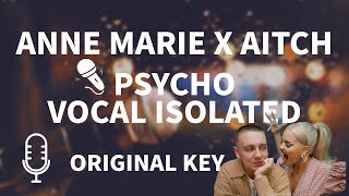 ANNE MARIE X AITCH PSYCHO VOCAL ISOLATED VOCAL ONLY [upl. by Arbmik]