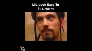 Microsoft Excel’in İlk Reklamı [upl. by Brnaba]