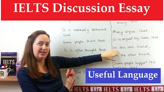 IELTS Discussion Essay Useful Academic Expressions [upl. by Buckingham]