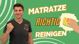 So einfach kannst Du Deine MATRATZE REINIGEN ✅ 💪 [upl. by Maje]