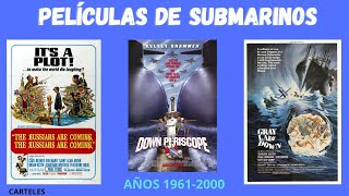 Películas de Submarinos Años 19612000 Carteles Posters [upl. by Jessamyn]