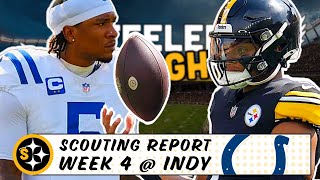 Steelers vs Colts Scouting Report  Week 4 [upl. by Ekyt]