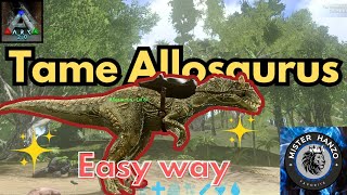 Tame Allosaurus Exclusive episode Ark Mobile  How to Tame Allosaurus Easy way [upl. by Adnilam]