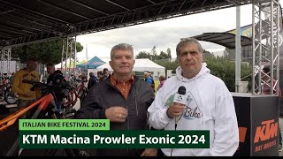 KTM Macina Prowler Exonic 2025  Italian Bike Festival [upl. by Bluefarb]