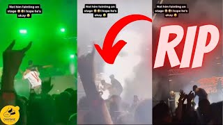 Footage Of Costa Titch Collapsing On Stage [upl. by Ahouh]